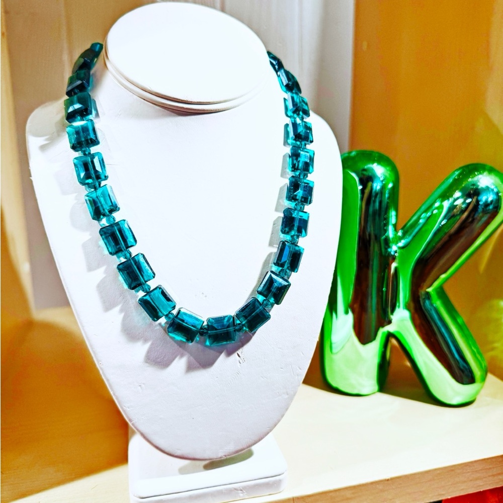 Beaded Green Necklace